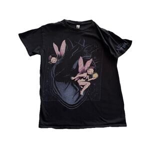 Melanie Martinez Portals Faries T-shirt Medium Short Sleeve Black Retro Grunge